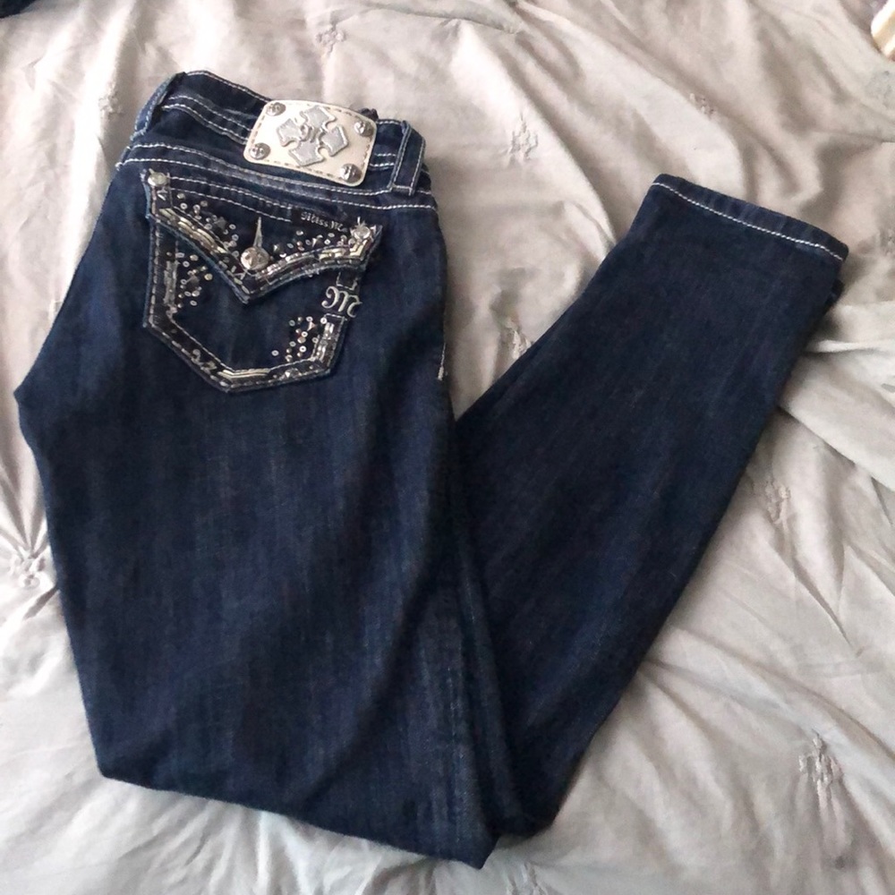 Miss me jeans dark blue size 27